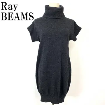 Ray BEAMS 레이빔즈 니트 원피스 그레이 B9806