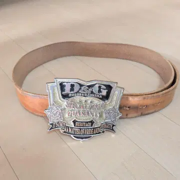 D&G 브라운 가죽 벨트