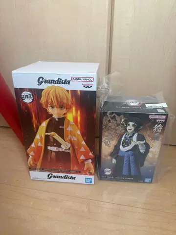 귀멸의 칼날 젠이츠와 카이가쿠 피규어 세트