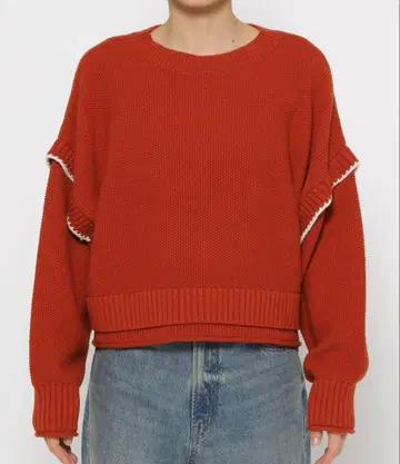 로리즈팜 2WAY 스티치 풀오버 LS