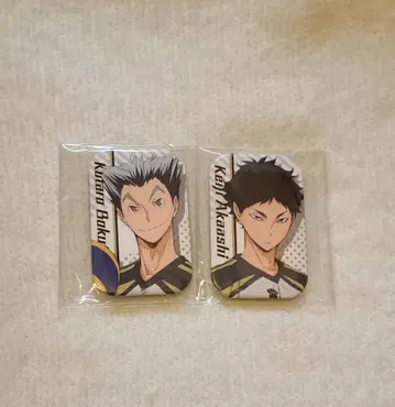 하이큐 마루카쿠 캔뱃지 보쿠토 코타로 아카아시 케이지