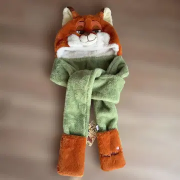 MINISO 주토피아 머플러 캡 닉 미니소 디즈니