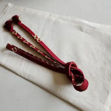 고대 수제 끈 실크 약 160cm