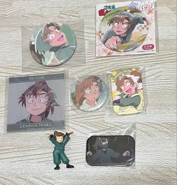 젠포지 이사쿠 묶음 판매 캔뱃지 피규어 펜 받침 아크릴 코스터