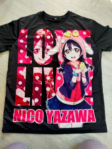 야자와 니코 러브 라이브! T셔츠 L사이즈