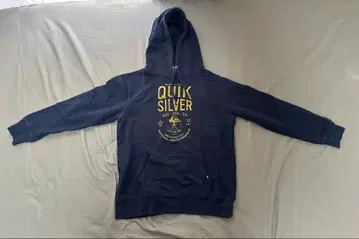 QUIKSILVER 후드 부착 맨투맨 L 네이비