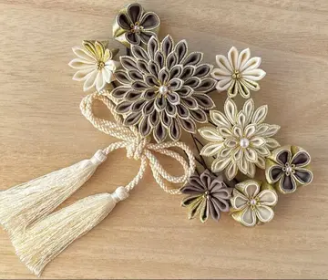 츠마미세이 공예 머리 장식