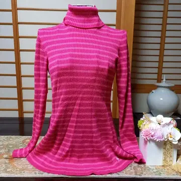 폴 스튜어트 터틀넥 골프 스웨터