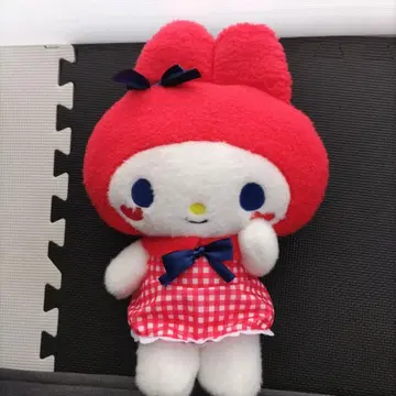 마이멜로디 봉제 인형 빨간색