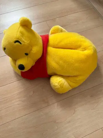 푸우 봉제 인형 타입 티슈 BOX 커버