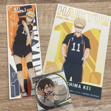 하이큐!! 츠키시마 케이 엽서 스티커