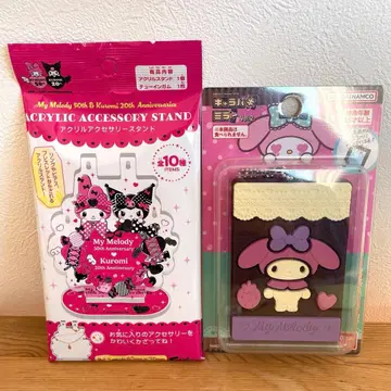 마이멜로디 캐릭터 캐릭터미 산리오 액세서리 스탠드 쿠로미