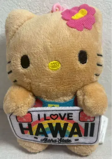 일광화상 헬로키티 HAWAII 봉제 인형 키링