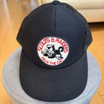 Felix the Cat 트래커 캡 블랙