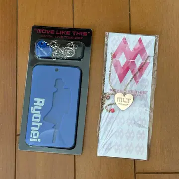 w-inds. 패스 케이스 목걸이 루프 타이 굿즈 묶음 판매 2012