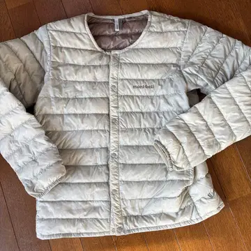 mont-bell 아이보리 다운 자켓