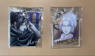 진격의 거인 아크릴 키링 한지 WITSTUDIO 선화