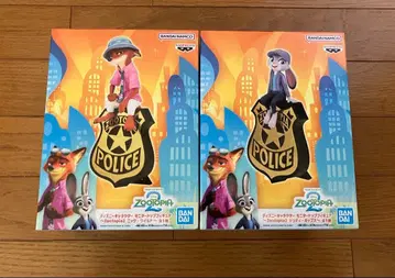 주토피아2 모니터 탑 피규어 2개 세트