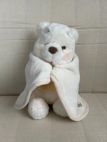 푸우 봉제 인형 담요