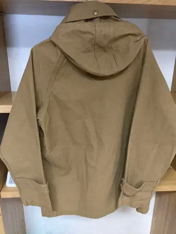 TROPHY 후드 부착 브라운 마운틴 파카 38