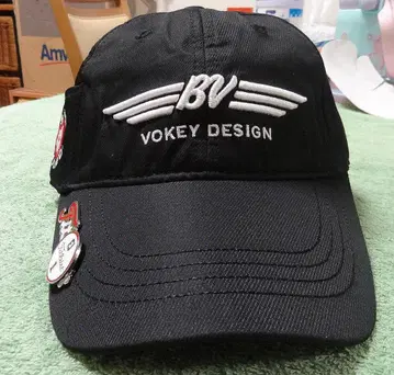 새상품/타이틀리스트 레인 캡/마커 포함! 블랙 보케이 디자인 모자 골프