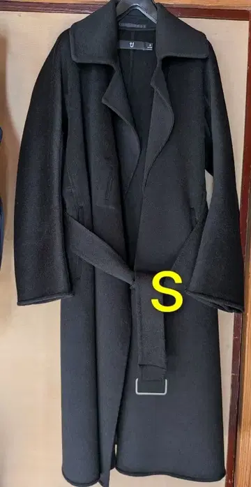 +J 유니클로 콜라보 블랙 롱 코트 S 사이즈