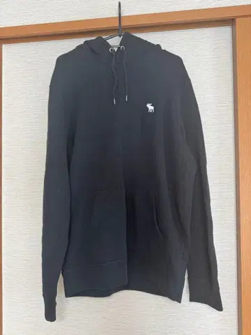 Abercrombie & Fitch 블랙 후드티 M