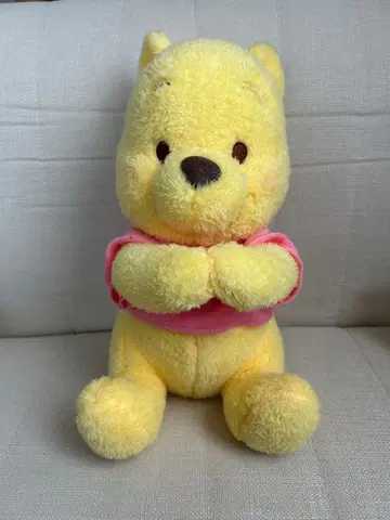 푸우 봉제 인형 까꿍 기도