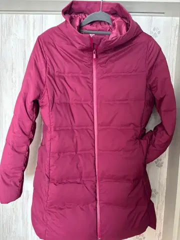 유니클로 심리스 다운 자켓 XL 후드 부착