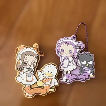 오쟈마녀 도레미 x 산리오 콜라보 러버 키링 2세트