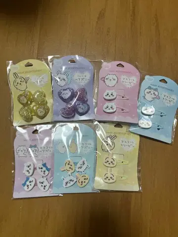치이카와 하치와레 토끼 모몽가 헤어 액세서리 헤어핀