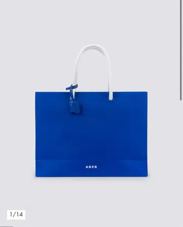 ADER 토트백 파랑