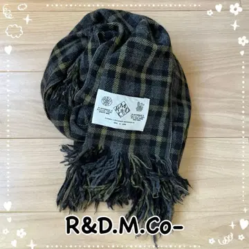 R&D.M.Co- 올드 맨즈 테일러 체크 스톨 머플러