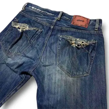 glamb 그램 GB07SM/P09 데미지 가공 스트레이트 사이즈 2