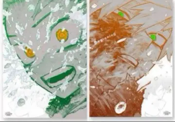 히로아카 원화전 A2 아트 포스터 2장 세트 The Beginning