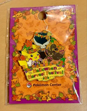 포켓몬 Halloween Harvest Festival 로고 핀즈
