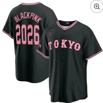 요미우리 자이언츠 x BLACKPINK 유니폼 블랙 L 사이즈