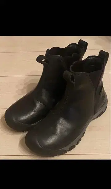 keen 킨 그레타 첼시 부츠 방수 블랙