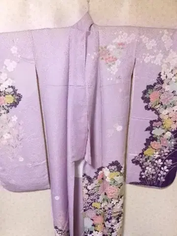 102487 여성용 후리소데 연보라