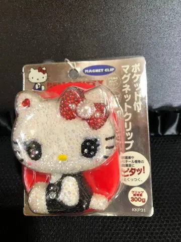 레트로 키티 데코 포켓 마그넷 클립