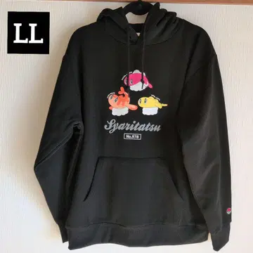 새상품 포켓몬 샤리타츠 후드티 블랙 속기모 LL
