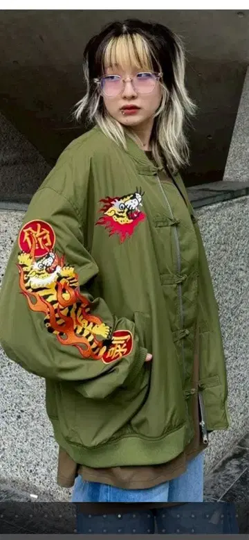 BURNING TIGER CHINA MA-1 캔디 스트리퍼