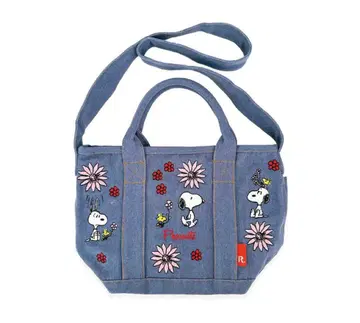 ROOTOTE 스누피 데님 토트백