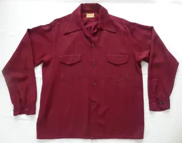 빈티지 개버딘 셔츠 [CROSLEY] 1950년대