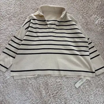 [ 새상품 ] Jines 아이보리 세일러 스트라이프