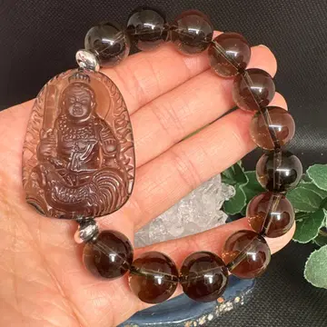 [한정 판매] 스모키 쿼츠 부동명왕 팔찌