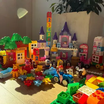 LEGO 듀플로 묶음 판매/호빵맨/푸우/미키/소피아 등