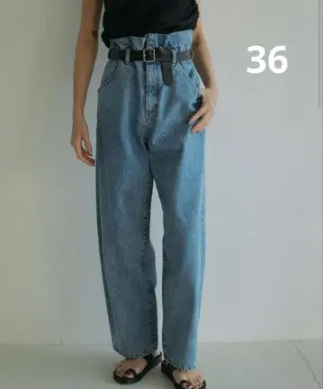 anuke Waist Tuck Denim 36 사이즈