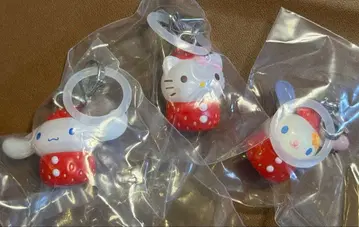 산리오 딸기 메지루시 액세서리 시나몬 키티 우사하나