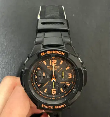 G-SHOCK 멀티 밴드6 블랙/오렌지